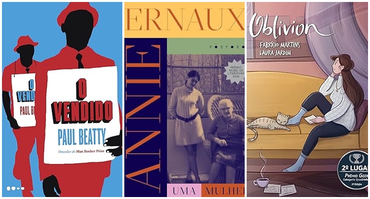 O Vendido, Uma Mulher e Oblivion: três dicas de livros.