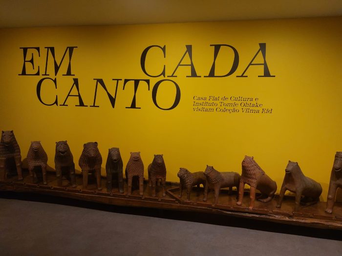 O nome da exposição com a coleção de Vilma Eid é Em Cada Canto.