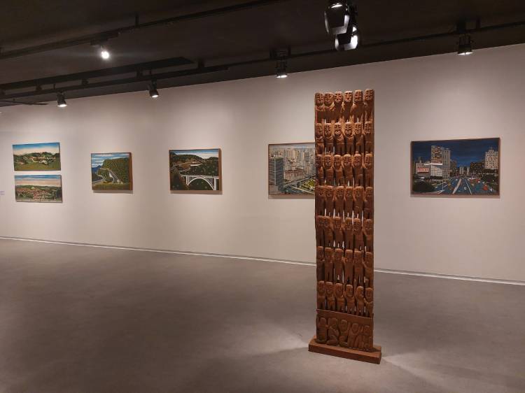 Obras do artista Agostinho Batista de Freitas, nascido em 1927 em Paulínia (SP) e morto em 1997 na capital paulista.