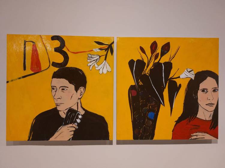 Obra de Vânia Mignone, artista de Campinas (SP), sem título, feita em 2016.