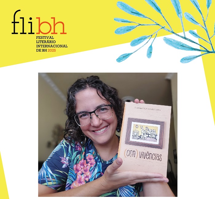 Cris lança livro (Con)vivências na FliBH de 2025.