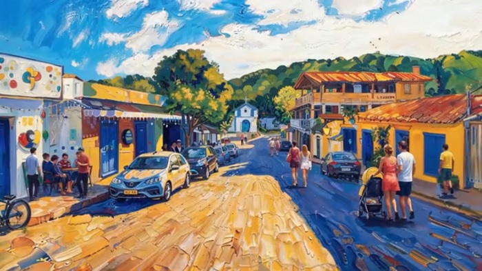 Cena do filme Vilarejo Macacos, de Víktor Waewell.