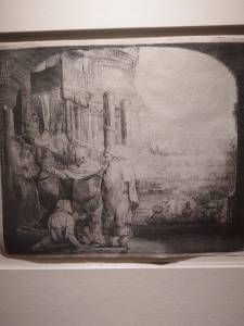 Obra da exposição Rembrandt – O mestre da luz e da sombra na Casa Fiat de Cultura. Foto: CMC / blog da kikacastro