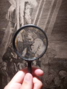 Obra da exposição Rembrandt – O mestre da luz e da sombra na Casa Fiat de Cultura. Foto: CMC / blog da kikacastro