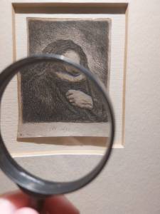 Obra da exposição Rembrandt – O mestre da luz e da sombra na Casa Fiat de Cultura. Foto: CMC / blog da kikacastro