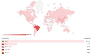 O mapa de acessos ao blog em 2025.
