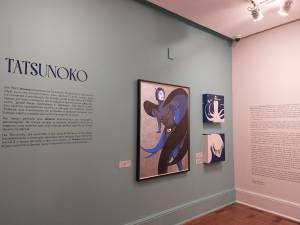 Obra da exposição Yoshitaka Amano - Além da Fantasia, no CCBB BH, a maior da carreira do artista japonês. Foto: CMC / blog da kikacastro