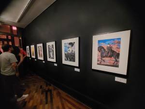 Obra da exposição Yoshitaka Amano - Além da Fantasia, no CCBB BH, a maior da carreira do artista japonês. Foto: CMC / blog da kikacastro