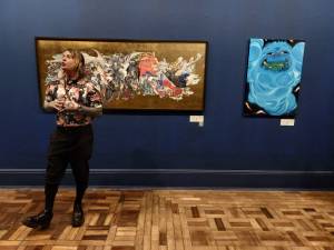 Obra da exposição Yoshitaka Amano - Além da Fantasia, no CCBB BH, a maior da carreira do artista japonês. Foto: CMC / blog da kikacastro