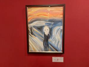 Obra da exposição Yoshitaka Amano - Além da Fantasia, no CCBB BH, a maior da carreira do artista japonês. Foto: CMC / blog da kikacastro