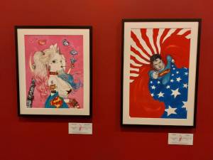 Obra da exposição Yoshitaka Amano - Além da Fantasia, no CCBB BH, a maior da carreira do artista japonês. Foto: CMC / blog da kikacastro