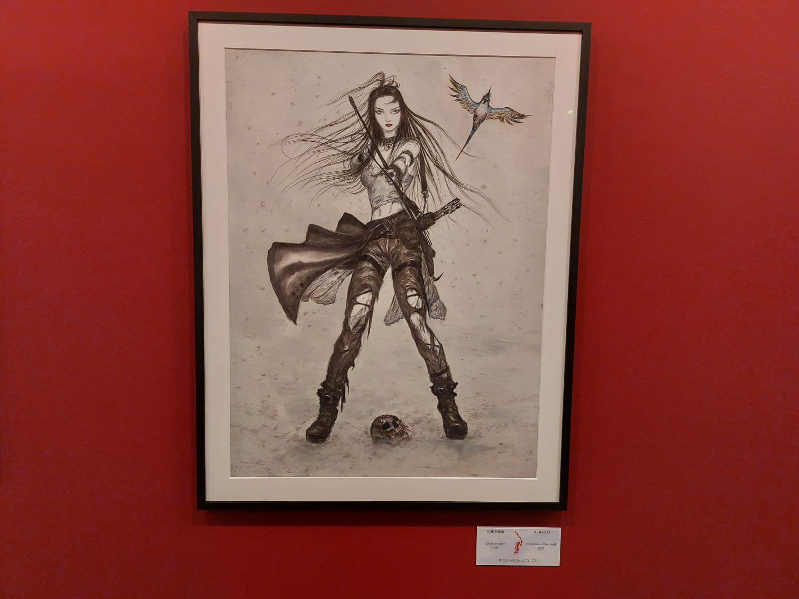 Obra da exposição Yoshitaka Amano - Além da Fantasia, no CCBB BH, a maior da carreira do artista japonês. Foto: CMC / blog da kikacastro