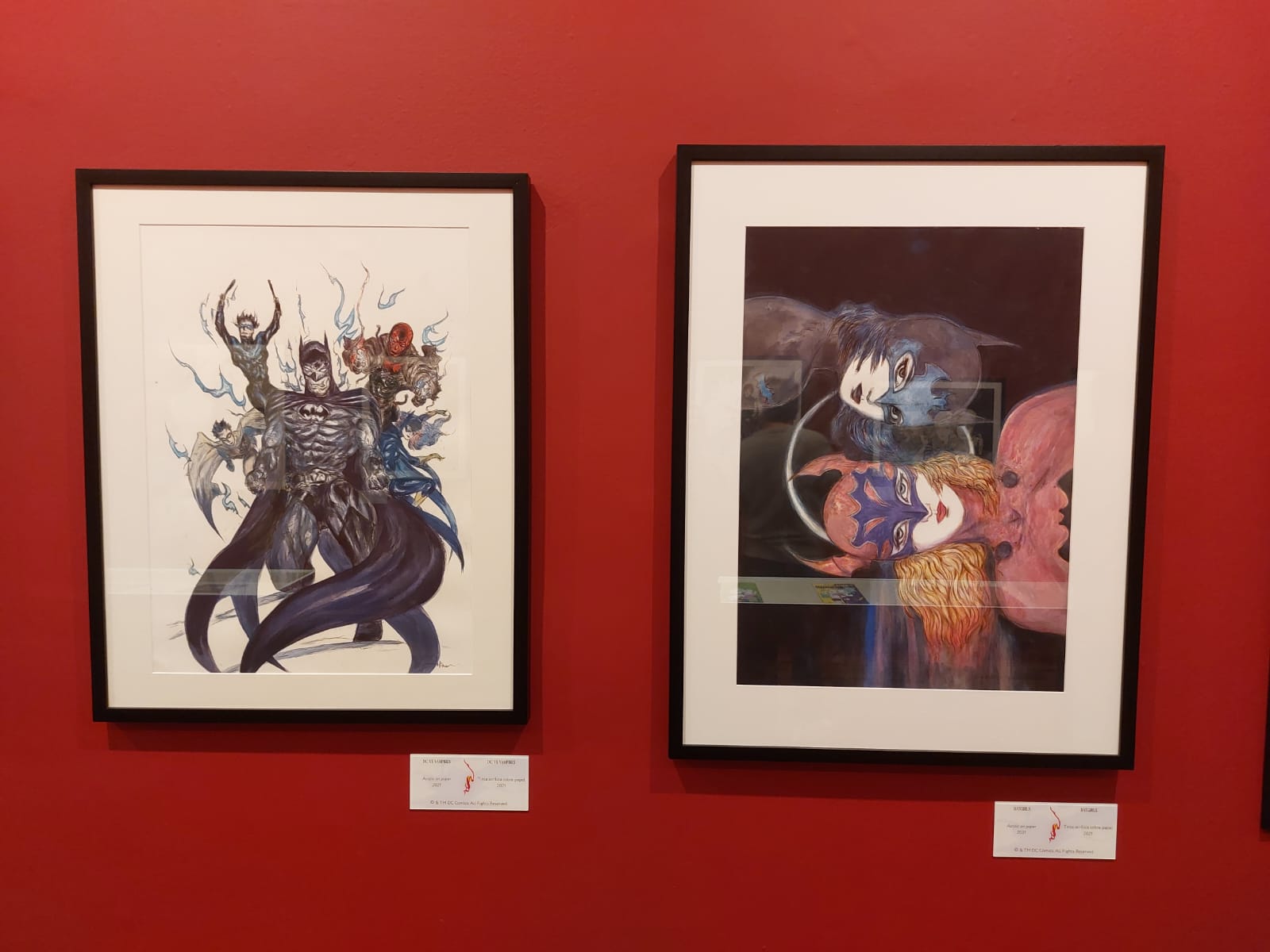 Obra da exposição Yoshitaka Amano - Além da Fantasia, no CCBB BH, a maior da carreira do artista japonês. Foto: CMC / blog da kikacastro