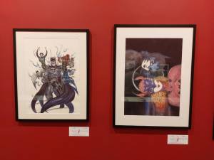 Obra da exposição Yoshitaka Amano - Além da Fantasia, no CCBB BH, a maior da carreira do artista japonês. Foto: CMC / blog da kikacastro