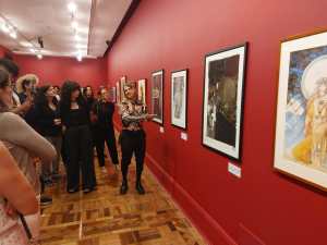 Obra da exposição Yoshitaka Amano - Além da Fantasia, no CCBB BH, a maior da carreira do artista japonês. Foto: CMC / blog da kikacastro