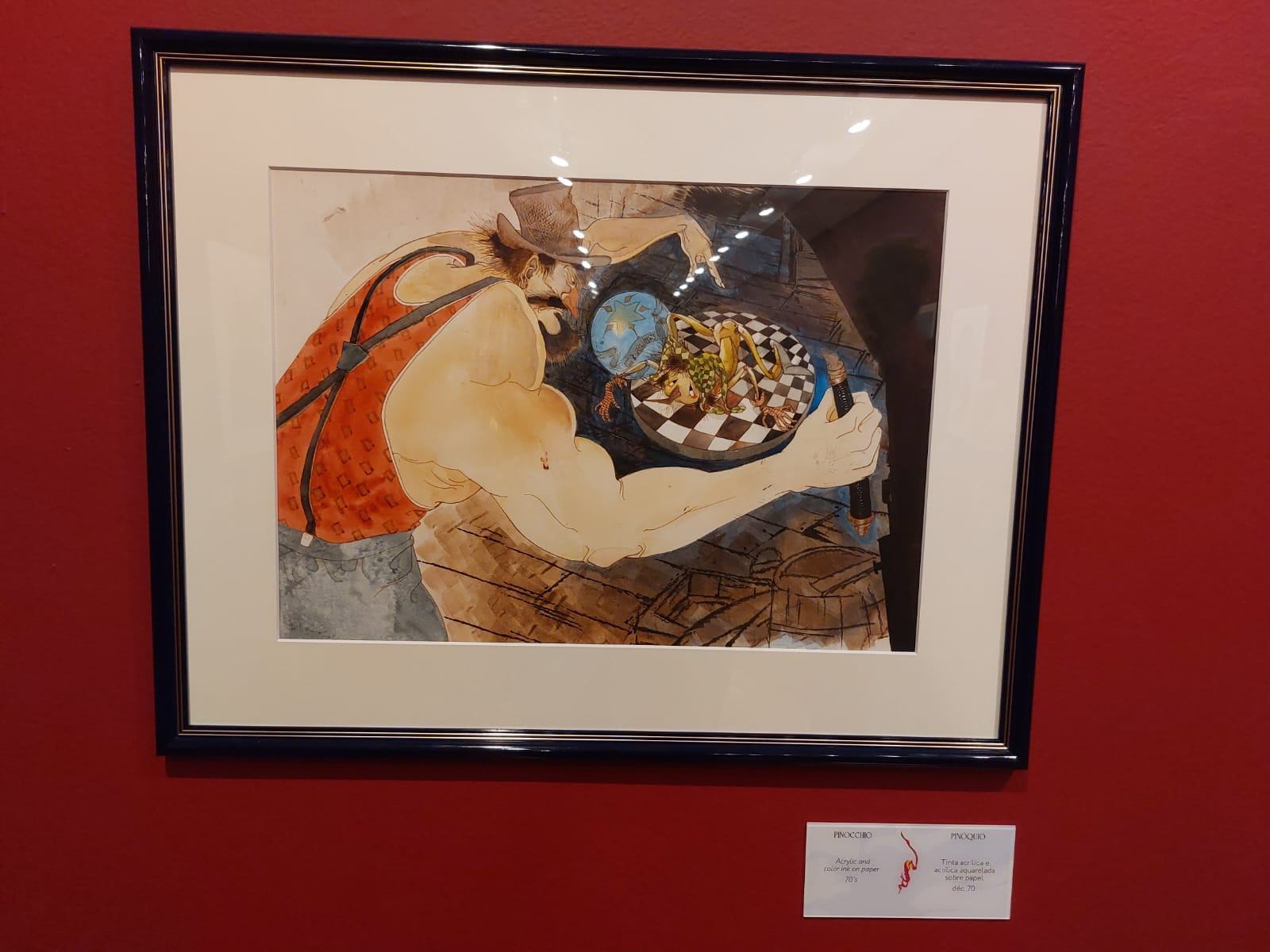 Obra da exposição Yoshitaka Amano - Além da Fantasia, no CCBB BH, a maior da carreira do artista japonês. Foto: CMC / blog da kikacastro