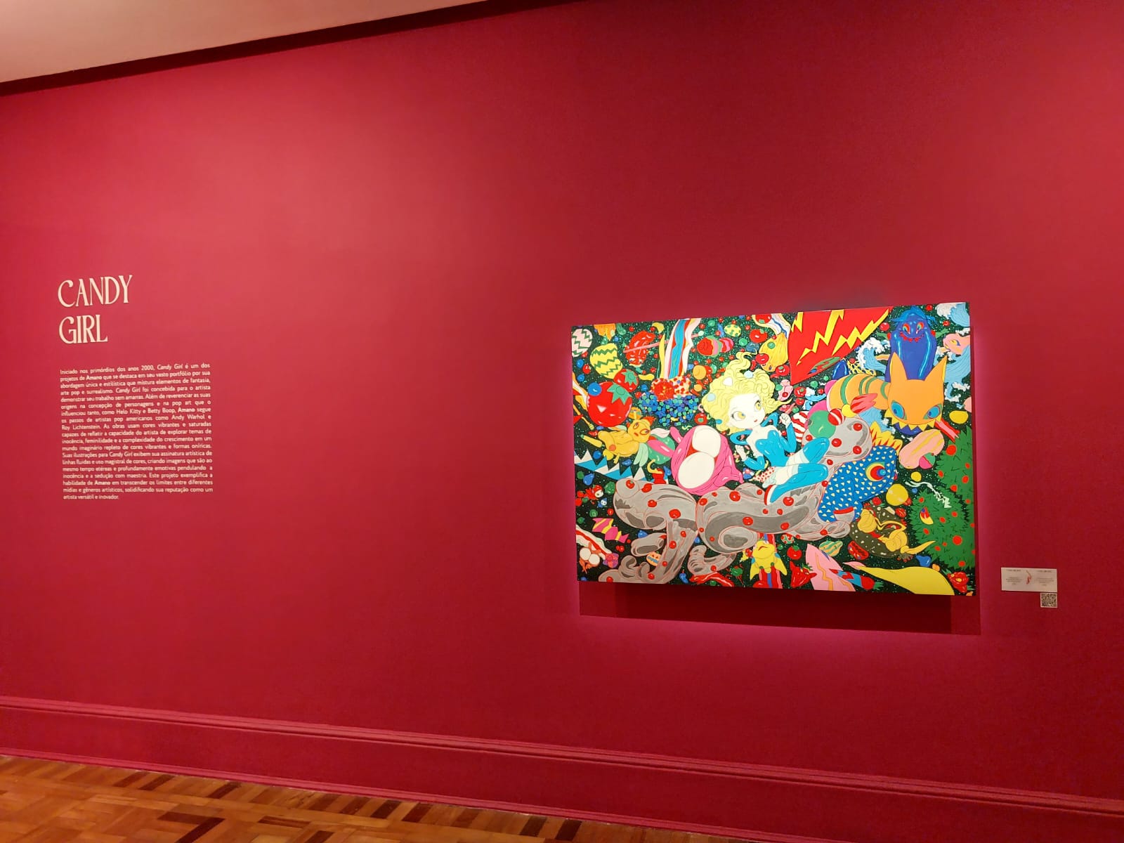 Obra da exposição Yoshitaka Amano - Além da Fantasia, no CCBB BH, a maior da carreira do artista japonês. Foto: CMC / blog da kikacastro