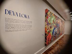 Obra da exposição Yoshitaka Amano - Além da Fantasia, no CCBB BH, a maior da carreira do artista japonês. Foto: CMC / blog da kikacastro