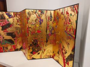 Obra da exposição Yoshitaka Amano - Além da Fantasia, no CCBB BH, a maior da carreira do artista japonês. Foto: CMC / blog da kikacastro