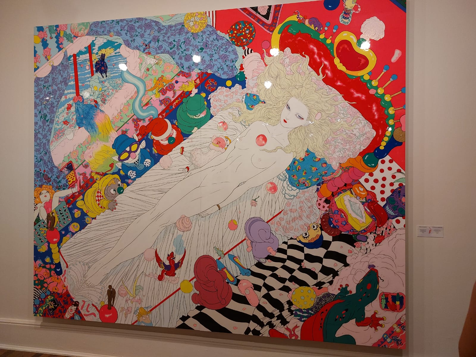 Obra da exposição Yoshitaka Amano - Além da Fantasia, no CCBB BH, a maior da carreira do artista japonês. Foto: CMC / blog da kikacastro