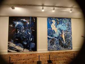 Obra da exposição Yoshitaka Amano - Além da Fantasia, no CCBB BH, a maior da carreira do artista japonês. Foto: CMC / blog da kikacastro