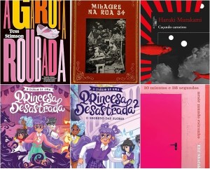 Seis livros lidos em janeiro de 2026, incluindo dois infantojuvenis.