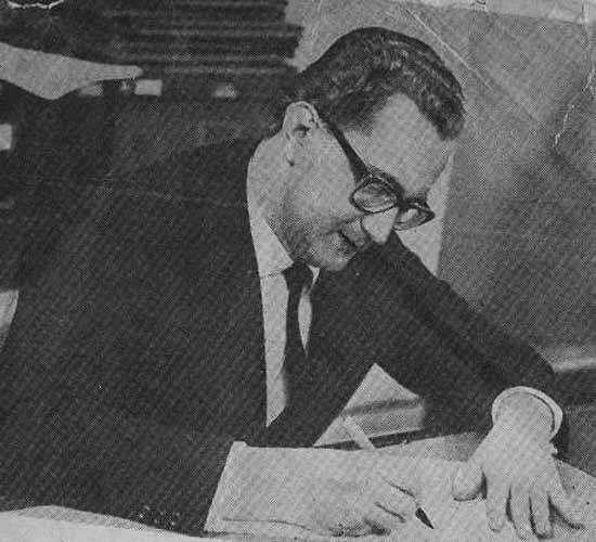 Boris Casoy em seus primeiros anos como jornalista. Foto: arquivo pessoal