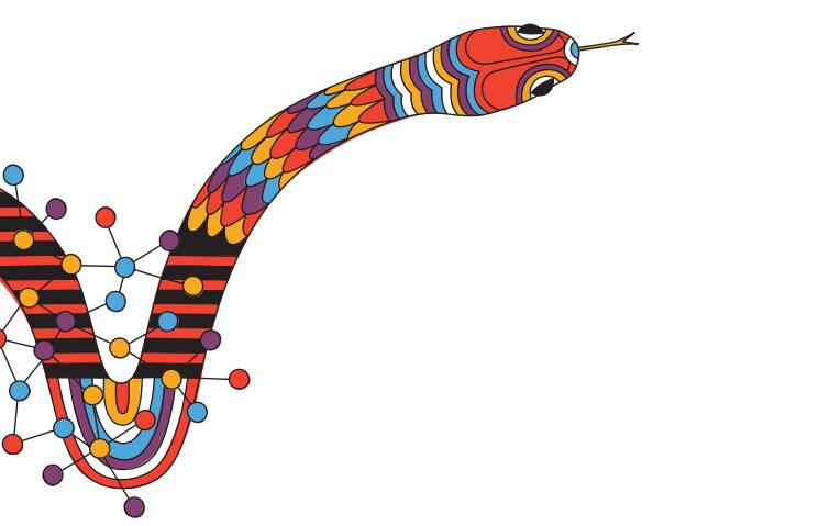 Ilustração de Gabriela Rocha no Guia para comunicadores sobre a violência contra a mulher.