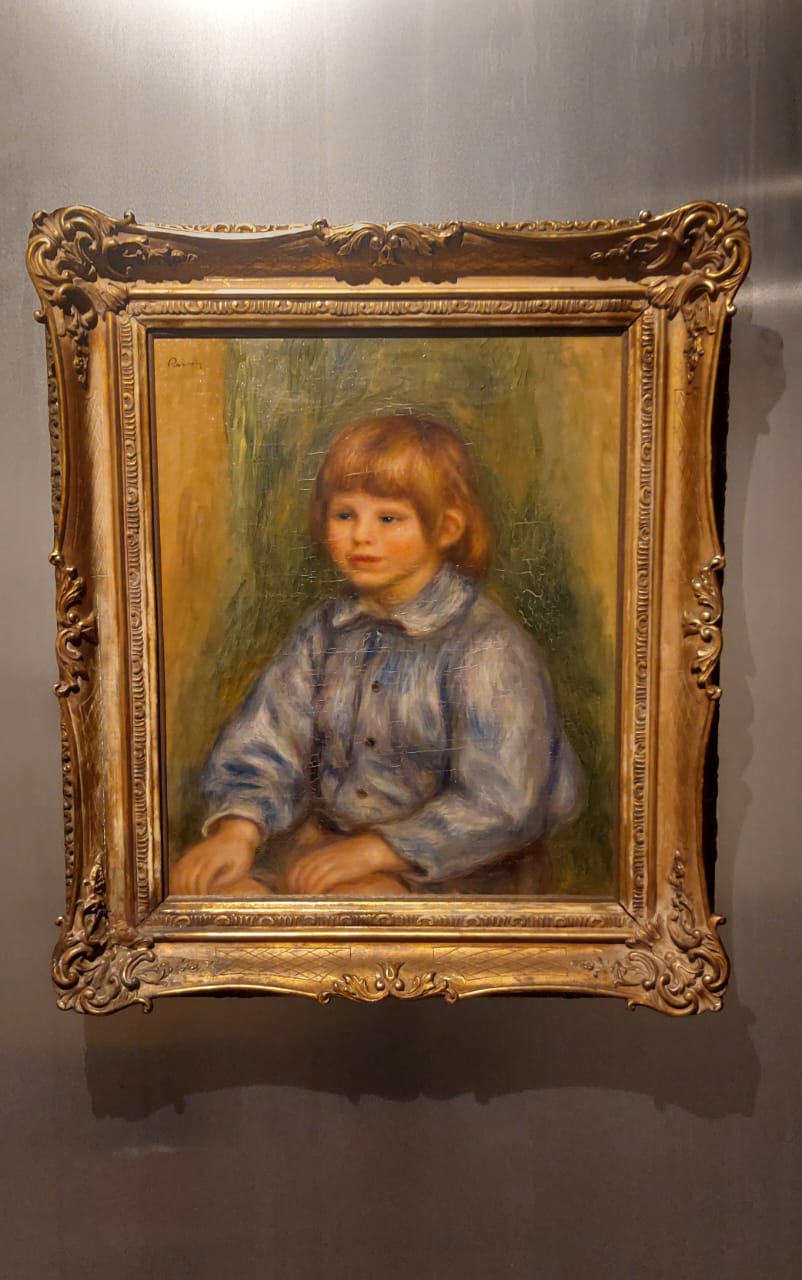 Quadro pintado por Pierre-Auguste Renoir, que vi em exposição na Casa Fiat de Cultura, em BH. Foto: blog da kikacastro