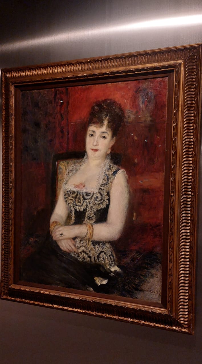 Quadro pintado por Pierre-Auguste Renoir, que vi em exposição na Casa Fiat de Cultura, em BH. Foto: blog da kikacastro