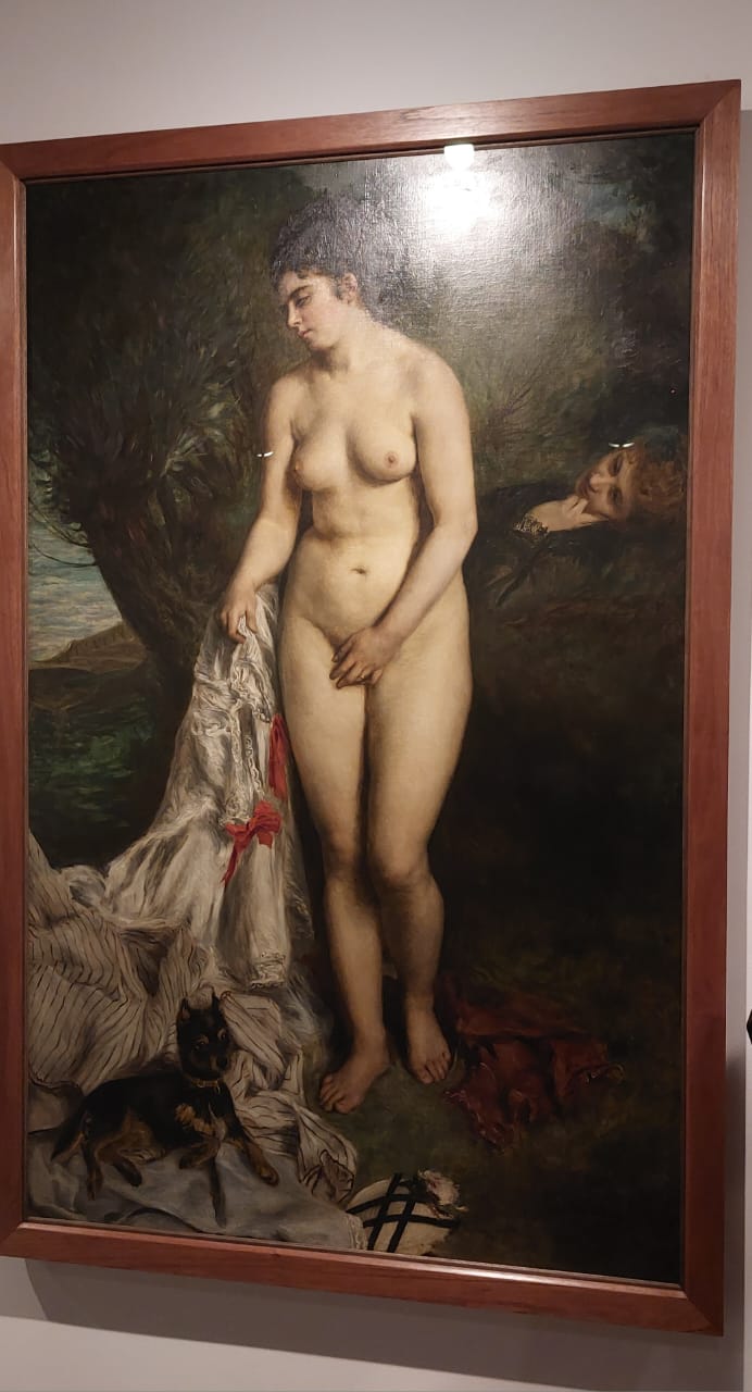 Quadro pintado por Pierre-Auguste Renoir, que vi em exposição na Casa Fiat de Cultura, em BH. Foto: blog da kikacastro