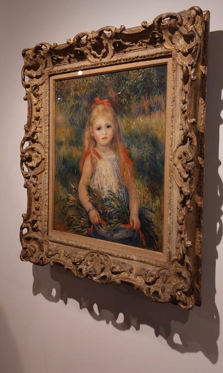 Quadro pintado por Pierre-Auguste Renoir, que vi em exposição na Casa Fiat de Cultura, em BH. Foto: blog da kikacastro