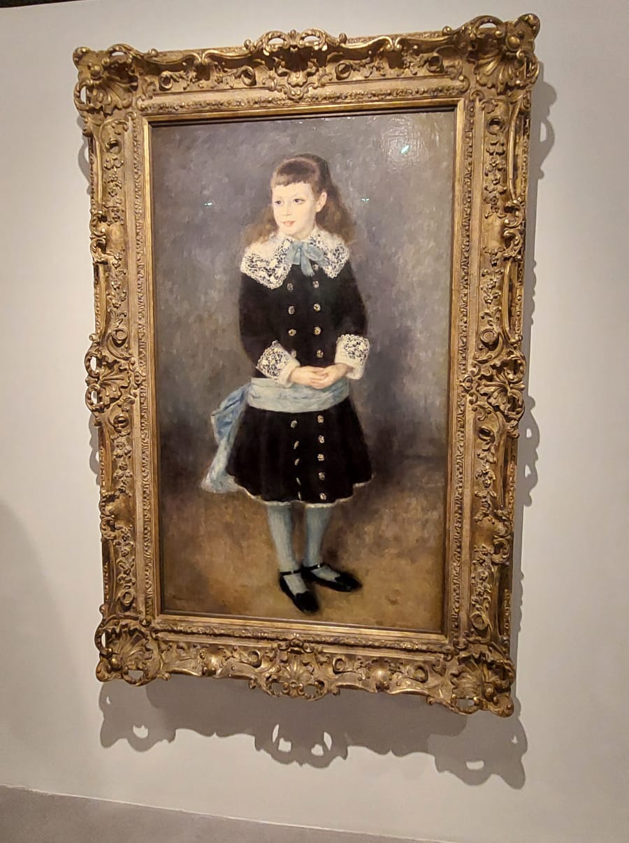 Quadro pintado por Pierre-Auguste Renoir, que vi em exposição na Casa Fiat de Cultura, em BH. Foto: blog da kikacastro