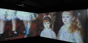 Filme da Casa Fiat de Cultura sobre a obra Rosa e Azul, de Pierre-Auguste Renoir. Foto: blog da kikacastro