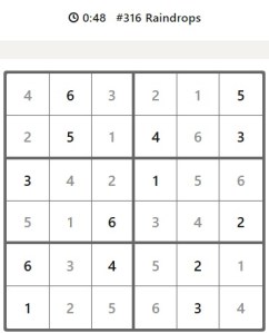 Tela do jogo Sudoku, do LinkedIn