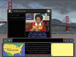 Tela do jogo Where in the World is Carmen Sandiego?