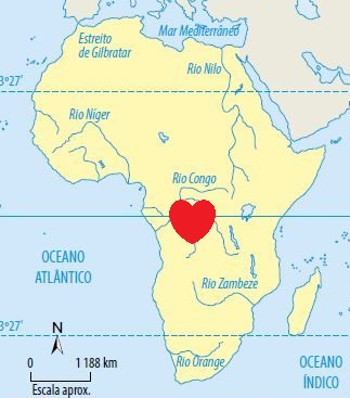Minhas ancestrais surgiram no coração da África.