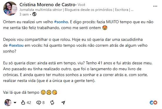 Oficinas de educação midiática e a realização de um velho sonho